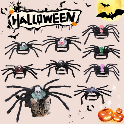 Spooky Spider Pet Costume – Creepy Crawly Halloween Outfit for Dogs & Cats