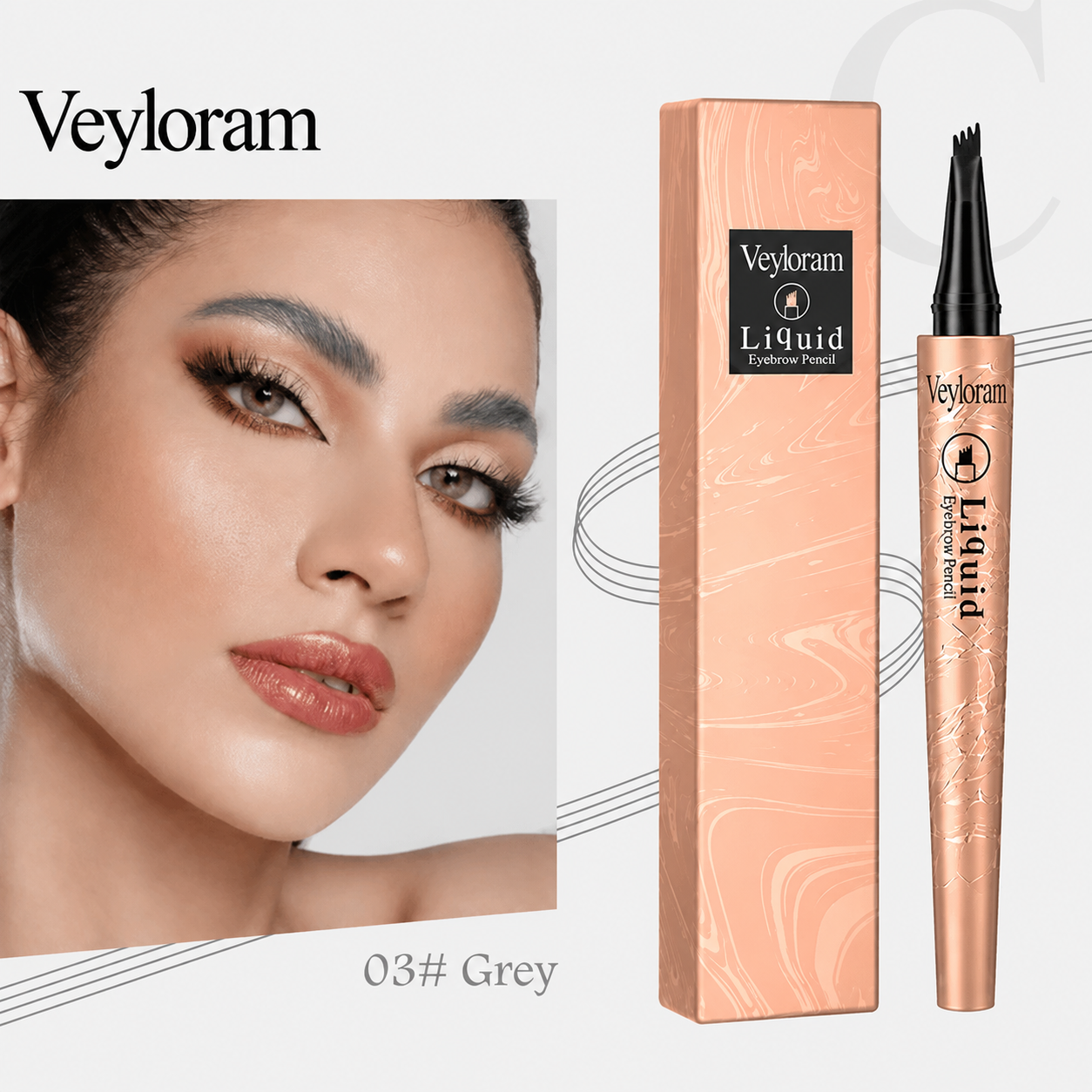 Veyloram 3D Waterproof Microblading Eyebrow Pen | Buy 1 Get 1 FREE