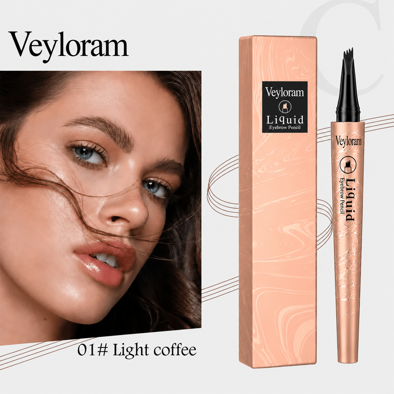 Veyloram 3D Waterproof Microblading Eyebrow Pen | Buy 1 Get 1 FREE