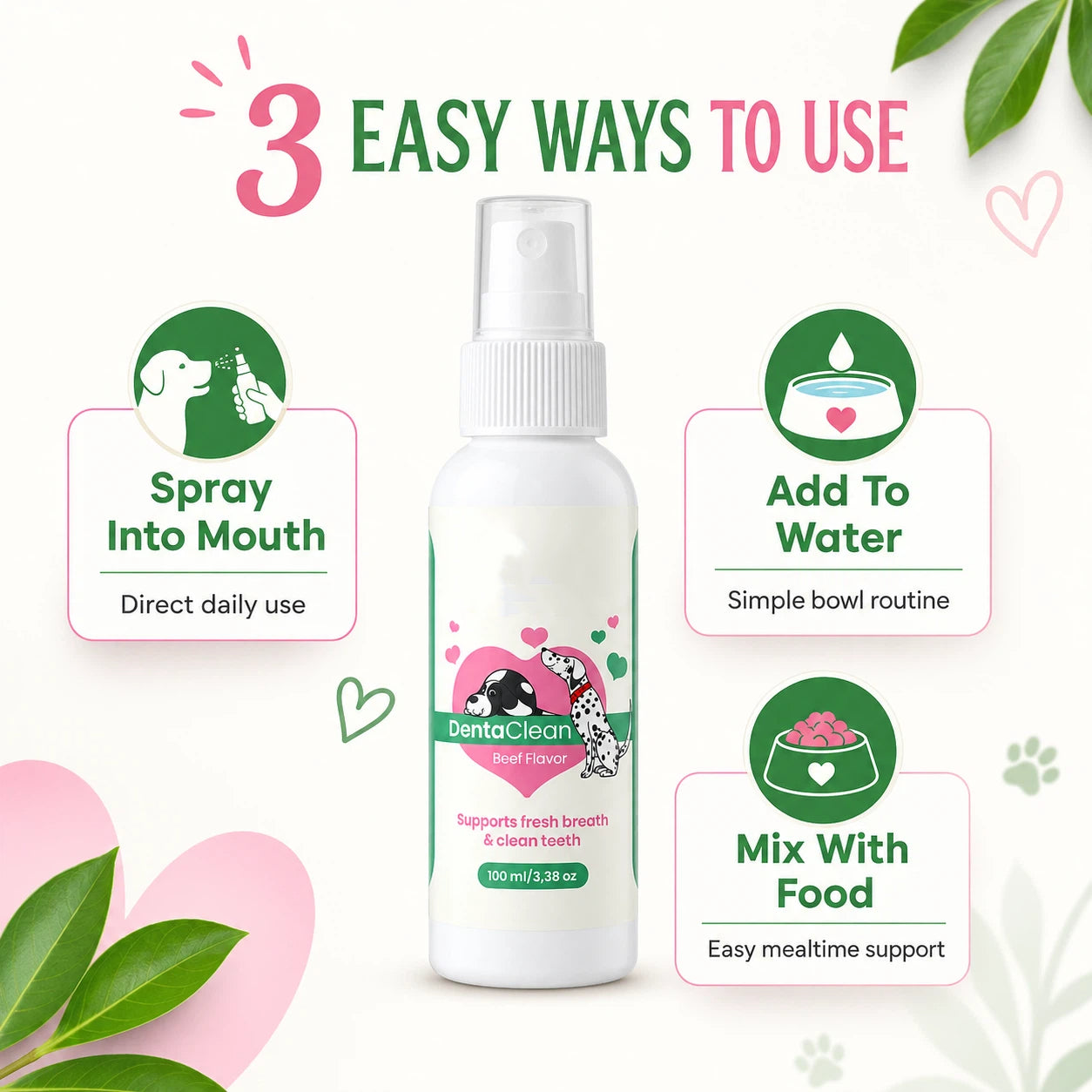 Cleaner Teeth & Fresher Breath — Without the Brushing Battle