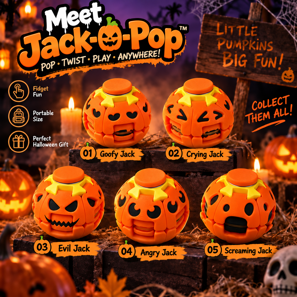 Meet Jack-O-Pop 🎃  The Pumpkin You’ll Keep Pressing