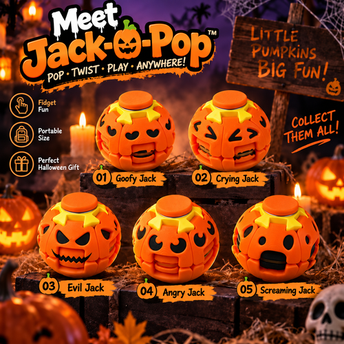Meet Jack-O-Pop 🎃  The Pumpkin You’ll Keep Pressing