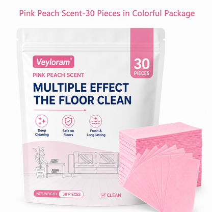 Veyloram Multi-Effect Floor Cleaning Sheets 30-Pieces