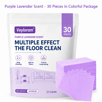 Veyloram Multi-Effect Floor Cleaning Sheets 30-Pieces