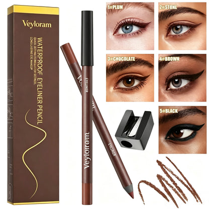 Veyloram Limited Time Offer-BUY 1 GET 1 FREE💜24HR Waterproof Eyeliner — Day to Night Wear