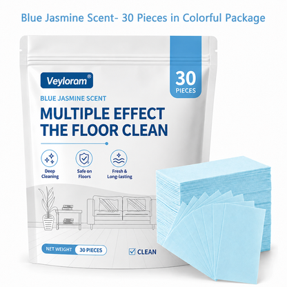 Veyloram Multi-Effect Floor Cleaning Sheets 30-Pieces