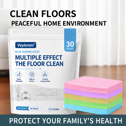 Veyloram Multi-Effect Floor Cleaning Sheets 30-Pieces
