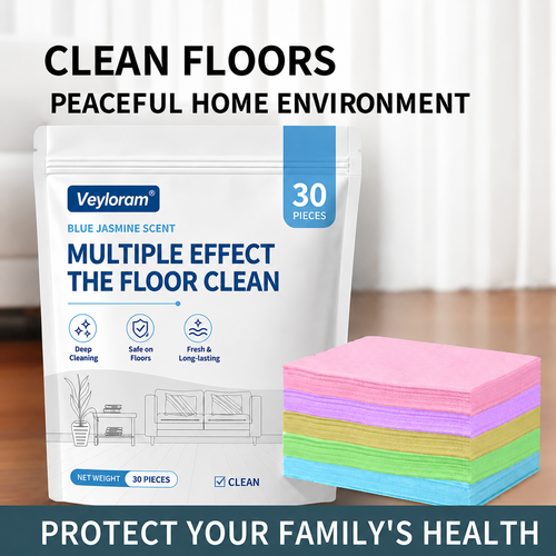 Veyloram Multi-Effect Floor Cleaning Sheets 30-Pieces