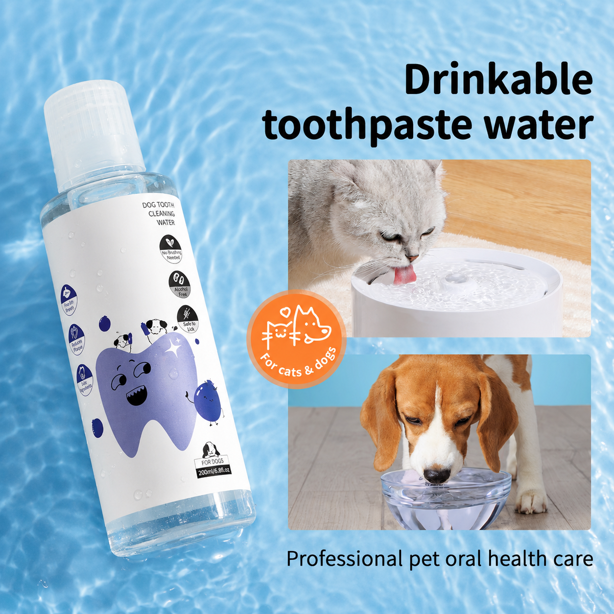Cleaner Teeth & Fresher Breath — Just Add to Water