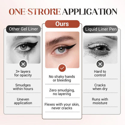 Veyloram Limited Time Offer-BUY 1 GET 1 FREE💜24HR Waterproof Eyeliner — Day to Night Wear