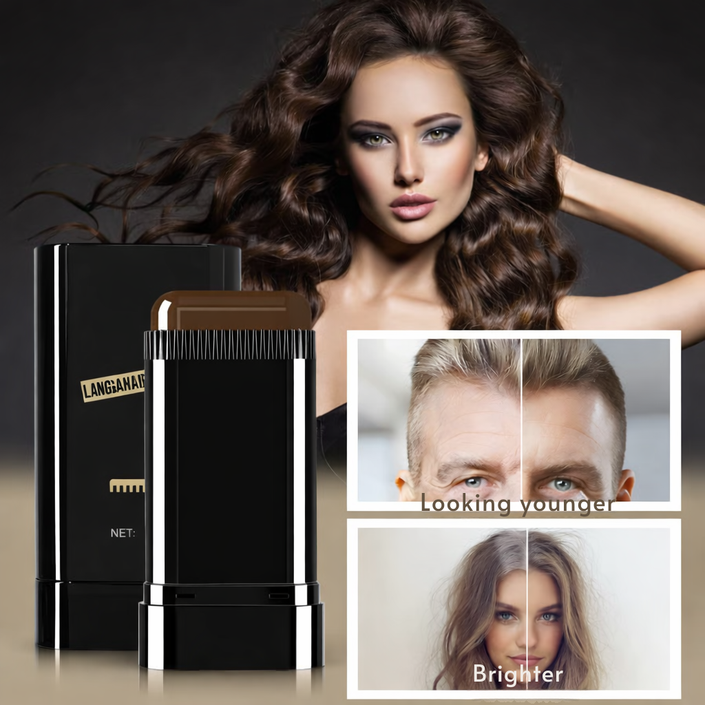 Veyloram Temporary Hair Touch-Up Stick, Instantly Conceal White Hair for Senior Men & Women
