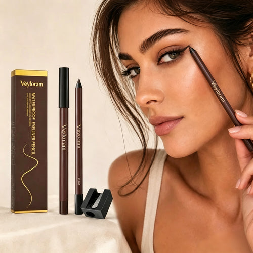 Veyloram Limited Time Offer-BUY 1 GET 1 FREE💜24HR Waterproof Eyeliner — Day to Night Wear