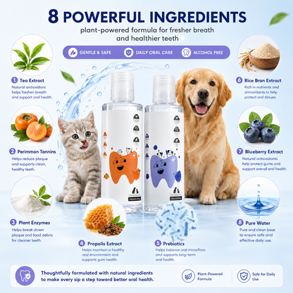 Cleaner Teeth & Fresher Breath — Just Add to Water