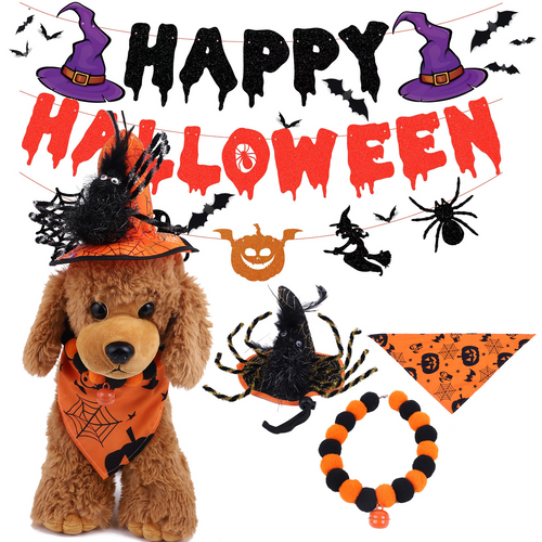 Spooky-Cute Halloween Accessories for Pets